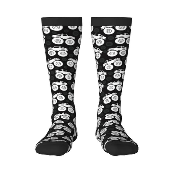 Haiem Cool Car Socks, Funny Novelty Crazy Design Cotton Socks Sports Socks Knee High Socks For Men, Women,1Pairs - Gift For Working Friends