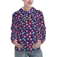 thumbnail image 1 of Haiem Cool Mirror Cherries for Women's Fashion Hoodies & Sweatshirts with Kangaroo Pocket,Hooded Sweatshirt with Eye-catching Drawstrings-Medium, 1 of 7