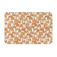 thumbnail image 1 of Haiem Corgi Animal Front Door Mat Indoor Outdoor Entrance, Waterproof All-Season, All-Weather Doormat, Durable Flannel Fabric, Fade Resistant, Low Profile, 16x24in, 1 of 9