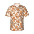 thumbnail image 1 of Haiem Corgi Animal Printed Hawaiian Shirt for Men - Men’s Casual Beach Summer Shirts - Stretch Fabric with Modern Fit-X-Large, 1 of 7