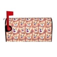 thumbnail image 1 of Haiem Corgi Head with Floal Mailbox Covers Magnetic ,Mailbox Wraps Post Letter Box Cover for Holiday Garden Yard Decor-25.5x21 in, 1 of 9