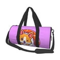 thumbnail image 1 of Haiem Corgi In Sushi Roll Pattern Gym Bag for Women Men, Waterproof Travel Duffel Bags, Personal Item Travel Bag Weekender Bag with Shoes Compartment & Wet Pocket, 1 of 8