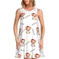 thumbnail image 1 of Haiem Corgi With Santa Claus Hat for Women’s Summer Dresses – Casual Sleeveless Tank Loose Sundress, Lightweight Beach Dress, 1 of 7