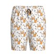 thumbnail image 1 of Haiem Corgi with Hearts Men's Pajama Short with Soft Woven Cotton Elastic Waistband Sleep Short-3X-Large, 1 of 9