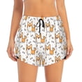 thumbnail image 1 of Haiem Corgi with Hearts Women's 2 in 1 Running Shorts - Lightweight Athletic Workout Gym Yoga Breathable Sports Shorts Liner with Phone Pockets-Small, 1 of 9