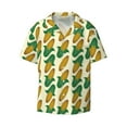 thumbnail image 1 of Haiem Corn 8 Men's Casual Shirts Short Sleeve Button Down Shirts Fashion Textured Summer Beach Shirt-XX-Large, 1 of 7