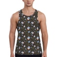 thumbnail image 1 of Haiem Cosmic Men Workout Tank Top Gym Bodybuilding Sleeveless Muscle T Shirts Athletic Tank Breathable Workout Shirt-Large, 1 of 9