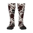 thumbnail image 1 of Haiem Cow Skin Socks, Funny Novelty Crazy Design Cotton Socks Sports Socks Knee High Socks For Men, Women,1Pairs - Gift For Working Friends, 1 of 8