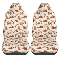 Haiem Cowboy Western Printed Car Seat Covers Set of 2, Universal Fit Car Seat Covers,Protective Seat Covers,Comfortable Car Seat Covers, Easy Installation Seat Covers