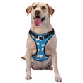 thumbnail image 1 of Haiem Cows Milk Pattern No-Pull Dog Harness Reflective Front Clip Vest with Handle,Step-in Air Dog Harness,Adjustable 2 Metal Rings 4 Buckles-Small, 1 of 6