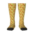 thumbnail image 1 of Haiem Crab Lobster Socks, Funny Novelty Crazy Design Cotton Socks Sports Socks Knee High Socks For Men, Women,1Pairs - Gift For Working Friends, 1 of 8