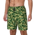 thumbnail image 1 of Haiem Crayfish Army Mens Swim Trunks with Compression Liner 2 in 1 Swimming Shorts Stretch Swimwear Quick Dry,Board Shorts-Large, 1 of 9