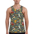 thumbnail image 1 of Haiem Cute Animal Forest Men Workout Tank Top Gym Bodybuilding Sleeveless Muscle T Shirts Athletic Tank Breathable Workout Shirt-4X-Large, 1 of 9