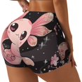 thumbnail image 1 of Haiem Cute Axolotl Sakura Blossoms B No Front Seam Biker Shorts for Women Yoga Workout Gym Bike Shorts with Tummy Control Moisture-Wicking-Medium, 1 of 9