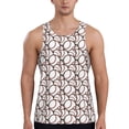 thumbnail image 1 of Haiem Cute Baseball Men Workout Tank Top Gym Bodybuilding Sleeveless Muscle T Shirts Athletic Tank Breathable Workout Shirt-Large, 1 of 8