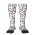 thumbnail image 1 of Haiem Cute Baseball Socks, Funny Novelty Crazy Design Cotton Socks Sports Socks Knee High Socks For Men, Women,1Pairs - Gift For Working Friends, 1 of 9