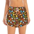 thumbnail image 1 of Haiem Cute Beach Dolphin Women's 2 in 1 Running Shorts - Lightweight Athletic Workout Gym Yoga Breathable Sports Shorts Liner with Phone Pockets-XX-Large, 1 of 9