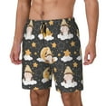 thumbnail image 1 of Haiem Cute Bee Gnome Mens Swim Trunks with Compression Liner 2 in 1 Swimming Shorts Stretch Swimwear Quick Dry,Board Shorts-X-Large, 1 of 9