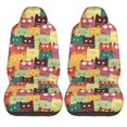 thumbnail image 1 of Haiem Cute Cartoon Cat Printed Car Seat Covers Set of 2, Universal Fit Car Seat Covers,Protective Seat Covers,Comfortable Car Seat Covers, Easy Installation Seat Covers, Vehicle Seat Covers, 1 of 1