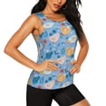 thumbnail image 1 of Haiem Cute Chickens and Flowers Workout Tank Tops for Women, Athletic Sports Slim-Fit Tank Tops, Compression Sleeveless Dry Fit Shirts,Athletic Shirt-Medium, 1 of 9