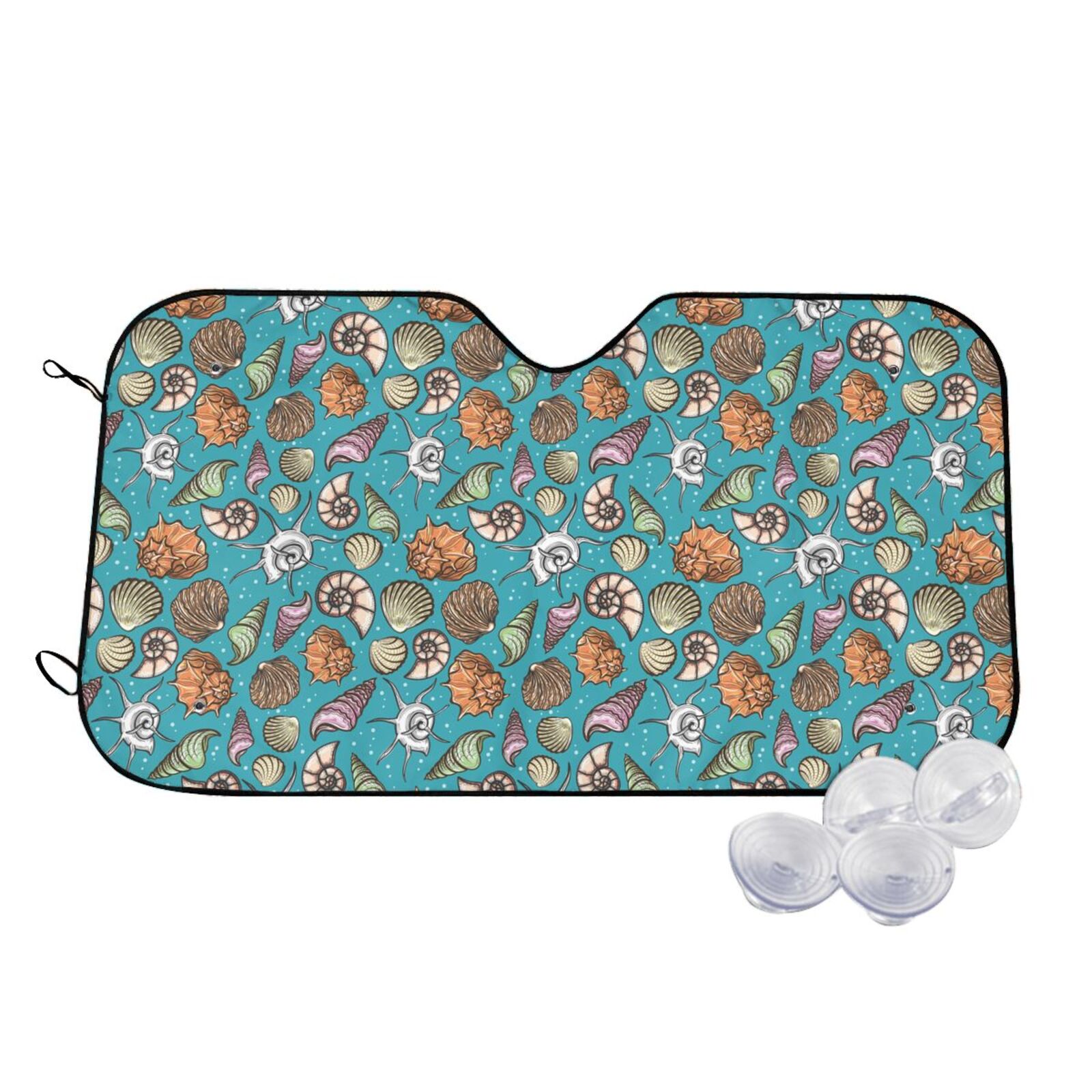 Haiem Cute Conch Car Windshield Sun Shade Blocks UV Rays Sun Visor