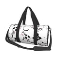 thumbnail image 1 of Haiem Cute Cow and Milk Stains Pattern Gym Bag for Women Men, Waterproof Travel Duffel Bags, Personal Item Travel Bag Weekender Bag with Shoes Compartment & Wet Pocket, 1 of 8