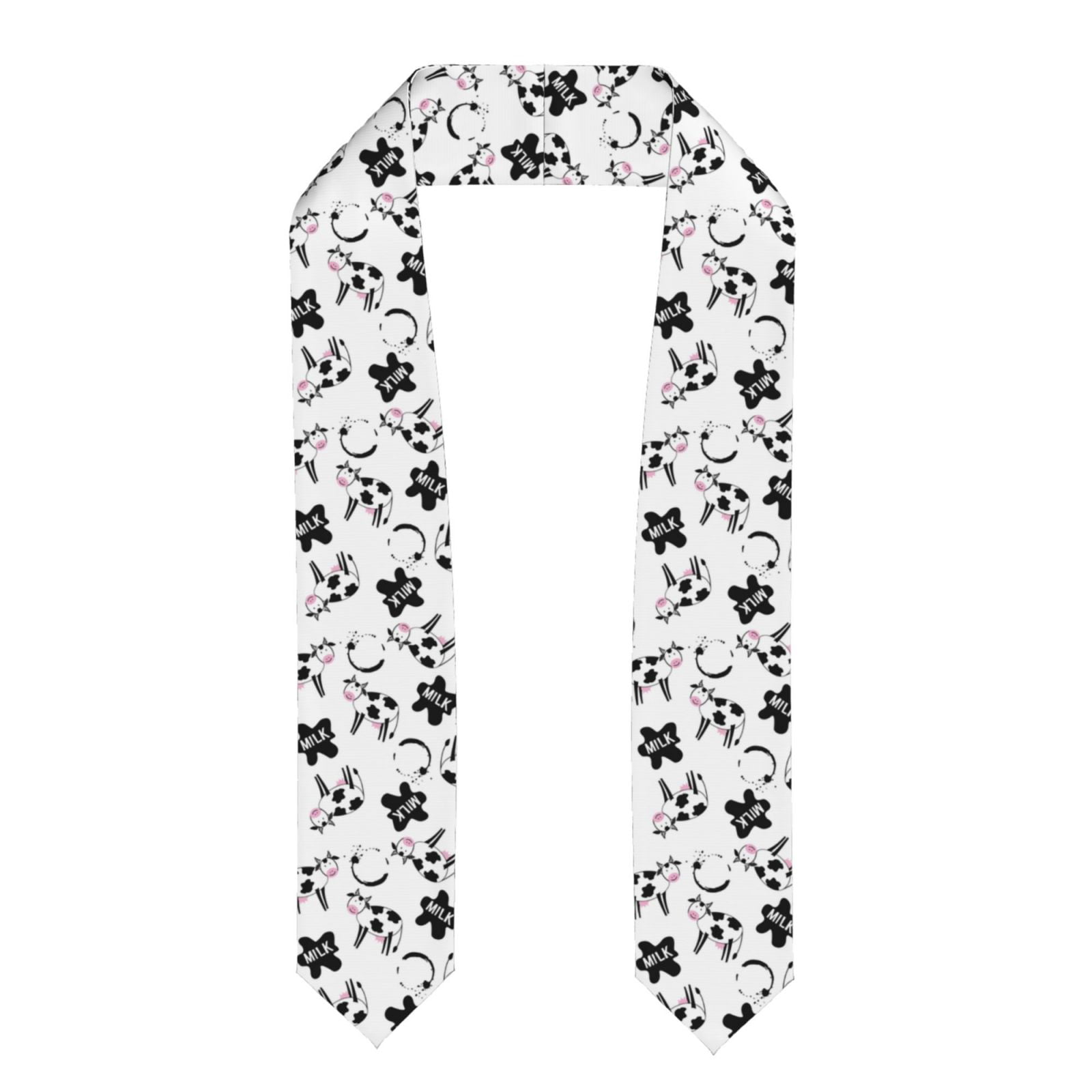 Haiem Cute Cow and Milk Stains Pattern Graduation Stole 2024 | Premium ...