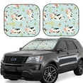 thumbnail image 1 of Haiem Cute Cows Car Windshield Sun Shade (2 Pieces) Foldable Windshield Sun Shade Car Accessories for Truck SUV Pickup-Medium, 1 of 7