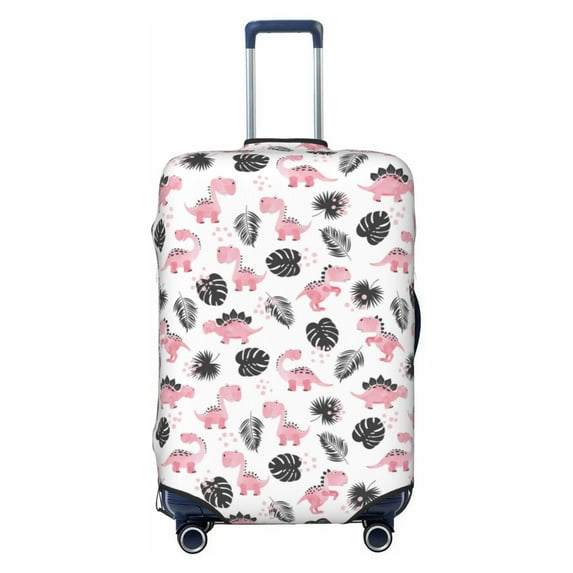 Haiem Cute Dinosaur Luggage Cover Printed Suitcase Covers for Luggage Elastic Washable Suitcase Protector Fits 18-32 Inch Luggage-Large