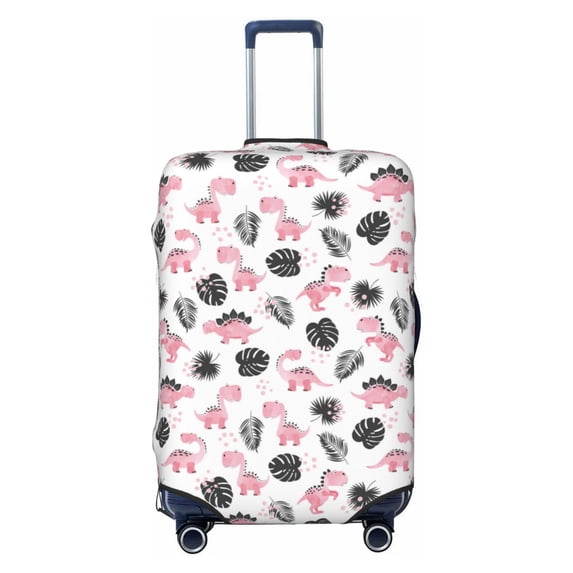 Haiem Cute Dinosaur Luggage Cover Printed Suitcase Covers for Luggage Elastic Washable Suitcase Protector Fits 18-32 Inch Luggage-Medium