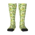 thumbnail image 1 of Haiem Cute Dinosaurs Cartoon Socks, Funny Novelty Crazy Design Cotton Socks Sports Socks Knee High Socks For Men, Women,1Pairs - Gift For Working Friends, 1 of 8