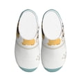 thumbnail image 1 of Haiem Cute Dog In Bathtub Print Women's Fuzzy Memory Foam House Slipper Cozy Home Footwear Non-slip Winter Slippers-42/43, 1 of 7