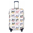 thumbnail image 1 of Haiem Cute Dog Luggage Cover Printed Suitcase Covers for Luggage Elastic Washable Suitcase Protector Fits 18-32 Inch Luggage-Large, 1 of 8