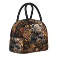 thumbnail image 1 of Haiem Cute Fallen Leaf Koala Printed Lunch Bag Women, Lunch Box Lunch Bag for Women, Small Leakproof Cute Lunch Tote Large Capacity Reusable Insulated Cooler Lunch Container, 1 of 6