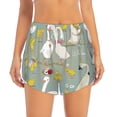 thumbnail image 1 of Haiem Cute Farm Birds Women's 2 in 1 Running Shorts - Lightweight Athletic Workout Gym Yoga Breathable Sports Shorts Liner with Phone Pockets-X-Large, 1 of 9