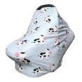 thumbnail image 1 of Haiem Cute Farm Cow Baby Nursing Cover & Nursing Poncho - Multi Use Cover for Baby Car Seat Canopy, Stroller Cover, 360°Full Privacy Breastfeeding Coverage, 1 of 9