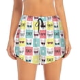 thumbnail image 1 of Haiem Cute French Bulldog Women's 2 in 1 Running Shorts - Lightweight Athletic Workout Gym Yoga Breathable Sports Shorts Liner with Phone Pockets-, 1 of 9
