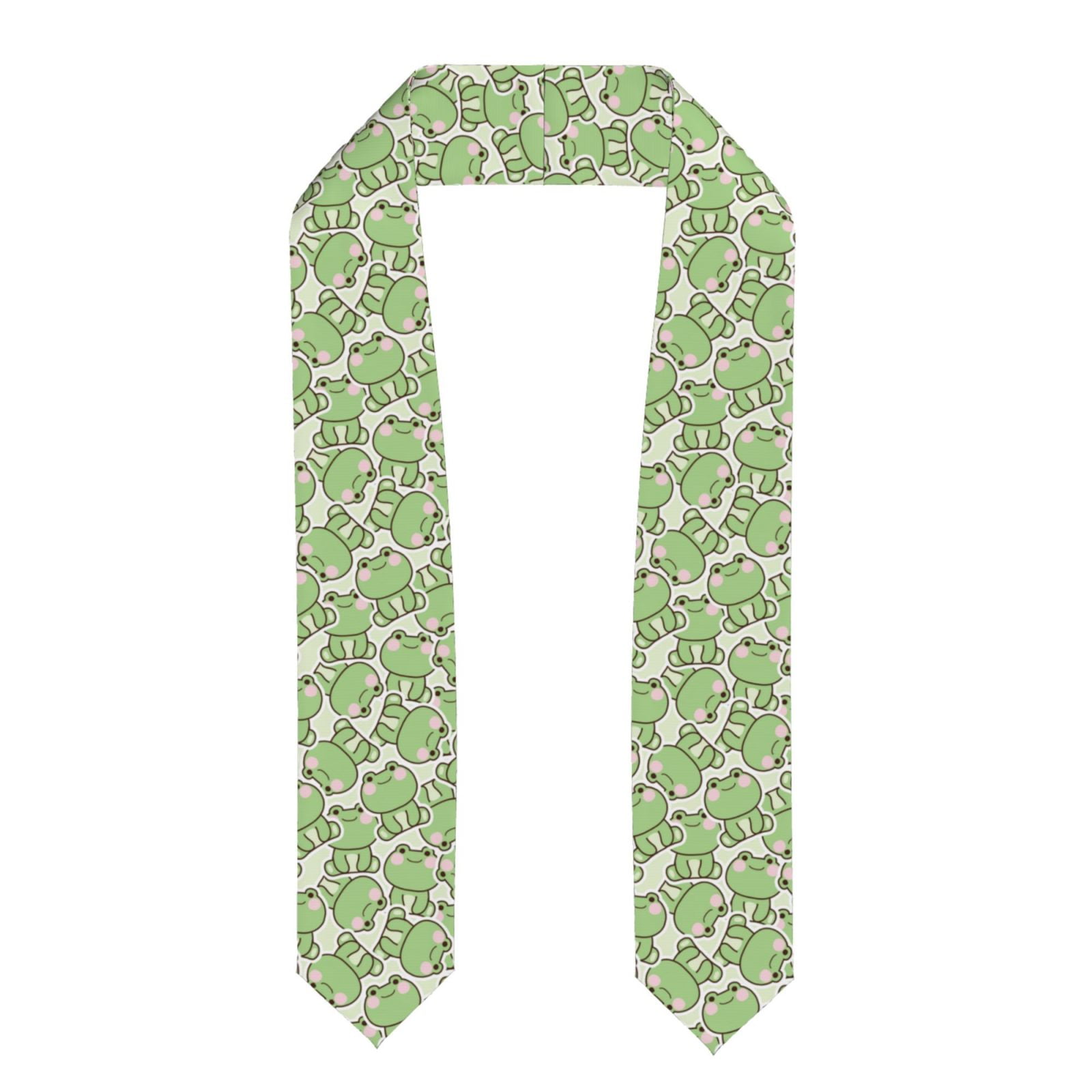 Haiem Cute Frog Pattern Graduation Stole 2024 | Premium Satin Sash for ...