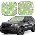 thumbnail image 1 of Haiem Cute Frog2 Windshield Sun Shade: Universal Foldable 2-Piece Car Front Window Sunshade - Blocks Uv Rays, And Reduces Heat,Essential Car Accessory Small, 1 of 7
