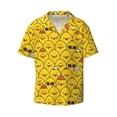 thumbnail image 1 of Haiem Cute Funny Chicken Men's Casual Shirts Short Sleeve Button Down Shirts Fashion Textured Summer Beach Shirt-X-Large, 1 of 7