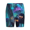 thumbnail image 1 of Haiem Cute Fuzzy Fantasy Creatures Men's Pajama Short with Soft Woven Cotton Elastic Waistband Sleep Short-Large, 1 of 9