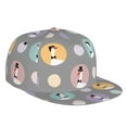 thumbnail image 1 of Haiem Cute Geese Classic Snapback Cap Flat Bill Hat Baseball Cap Adjustable Size Cotton Dad Hat, 1 of 9