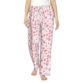 thumbnail image 1 of Haiem Cute Hand Drawn Hearts Women's Pajama Pants Ultra Lightweight Pjs Bottoms Sleepwear Bottom Pants With Pocket Drawstring-Medium, 1 of 7
