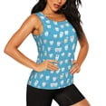 thumbnail image 1 of Haiem Cute Healthy Teeth Workout Tank Tops for Women, Athletic Sports Slim-Fit Tank Tops, Compression Sleeveless Dry Fit Shirts,Athletic Shirt-Large, 1 of 9