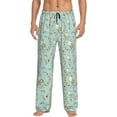 thumbnail image 1 of Haiem Cute Honeybees Men's Pajama Pants Ultra Lightweight Pjs Bottoms Sleepwear Bottom Pants with Pocket Drawstring-Small, 1 of 9