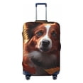 thumbnail image 1 of Haiem Cute Maple Leaf Puppy Luggage Cover Printed Suitcase Covers for Luggage Elastic Washable Suitcase Protector Fits 18-32 Inch Luggage-X-Large, 1 of 9