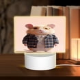 thumbnail image 1 of Haiem Cute Mouse In Glasses Pattern Acrylic Night Light Gift with 3 Color ModesTouch-Sensitive LED Lamp Perfect Gift for Mother's Day, Birthday, or Christmas, 1 of 9