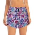 thumbnail image 1 of Haiem Cute Nautical Women's 2 in 1 Running Shorts - Lightweight Athletic Workout Gym Yoga Breathable Sports Shorts Liner with Phone Pockets-Large, 1 of 9