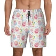 thumbnail image 1 of Haiem Cute Pig Mens Swim Trunks with Compression Liner 2 in 1 Swimming Shorts Stretch Swimwear Quick Dry,Board Shorts-Medium, 1 of 9