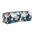 thumbnail image 1 of Haiem Cute Poodle Dog Print Leather Pencil Case Art Supplies Case Zipper Pencil Pouch Stationery Storage Pencil Bag, 1 of 7